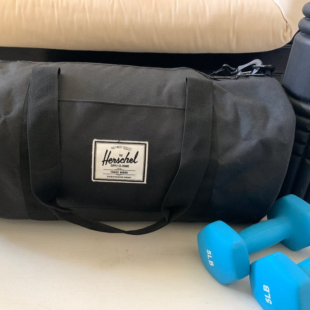 Black Herschel Supply Co. Sutton Mid Duffel Bag